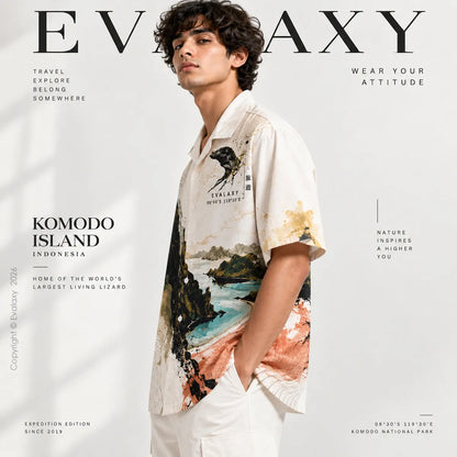 Komodo Island Oversized Shirt for Men & Women