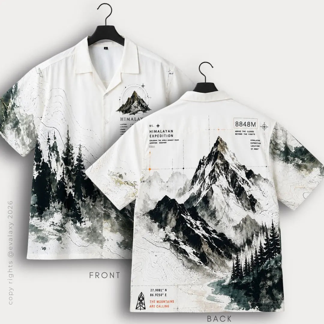 Himalayan Expedition Oversized Shirt For Men & Women