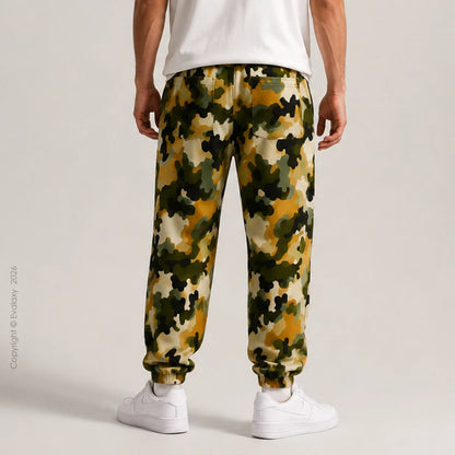 Loose Multicolor Camo Jogger Breathable Casual Harem Pants For Men & Women