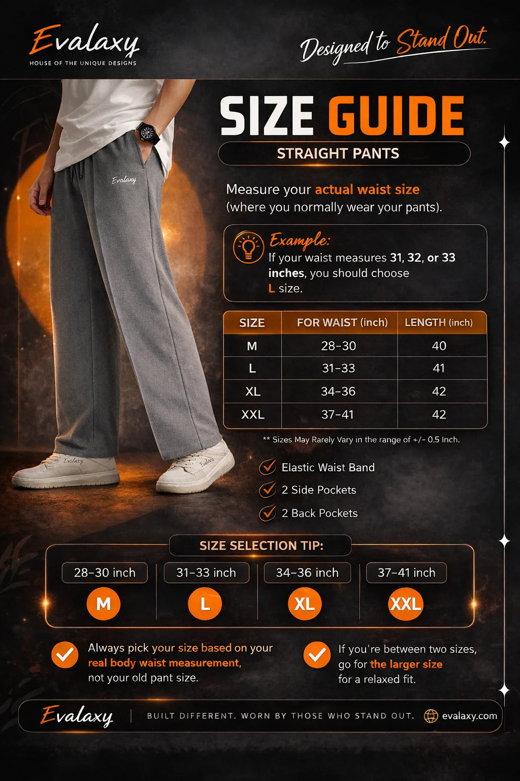 White Colorful Text  Straight Pants for Men & Women