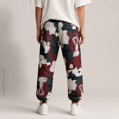 Maroon Cream Jogger Breathable Casual Harem Pants For Men & Women