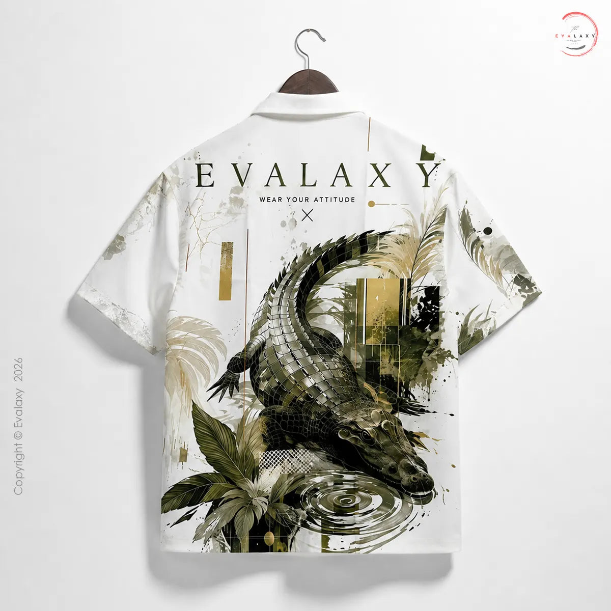 Wild Croc Expedition Oversized Shirt For Men & Women