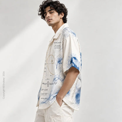 Quantum Galaxy Oversized Shirt for Men & Women