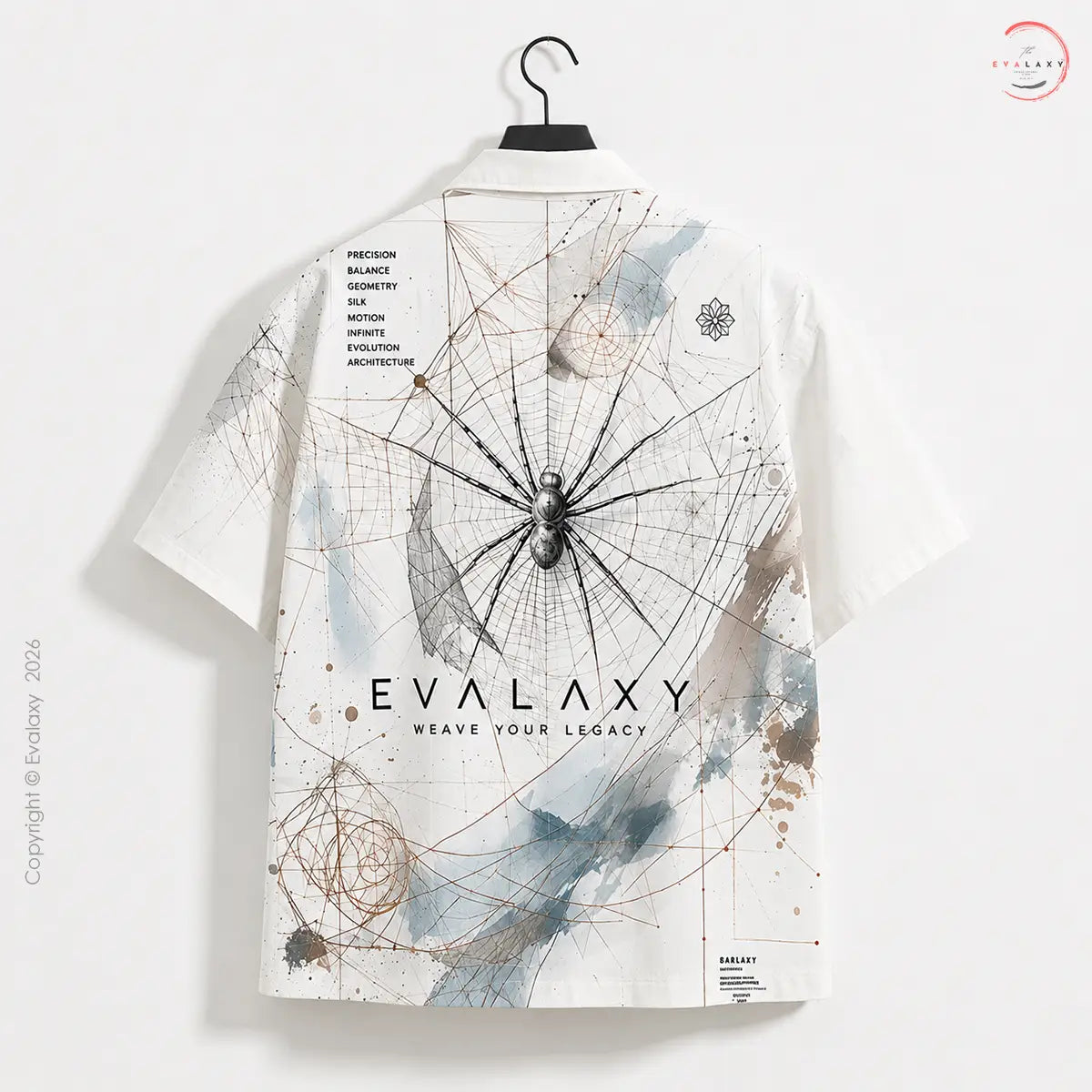 Spiderweb Precision Oversized Shirt For Men & Women