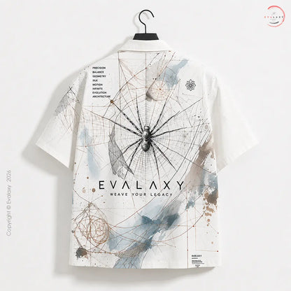 Spiderweb Precision Oversized Shirt For Men & Women