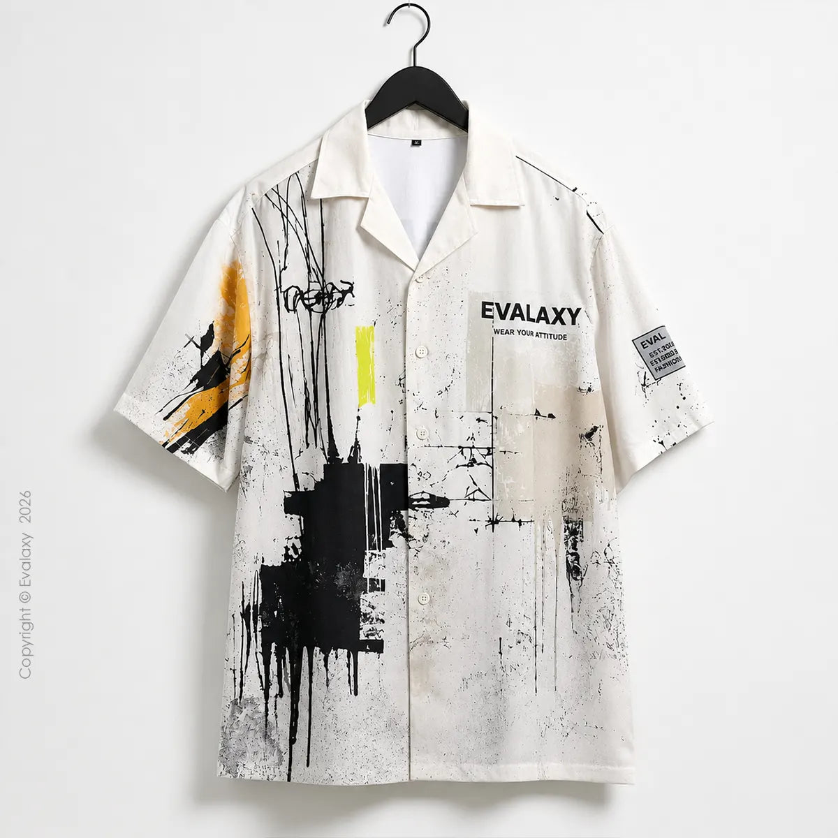 Urban Graffiti Graphic Oversized Shirt For Men & Women