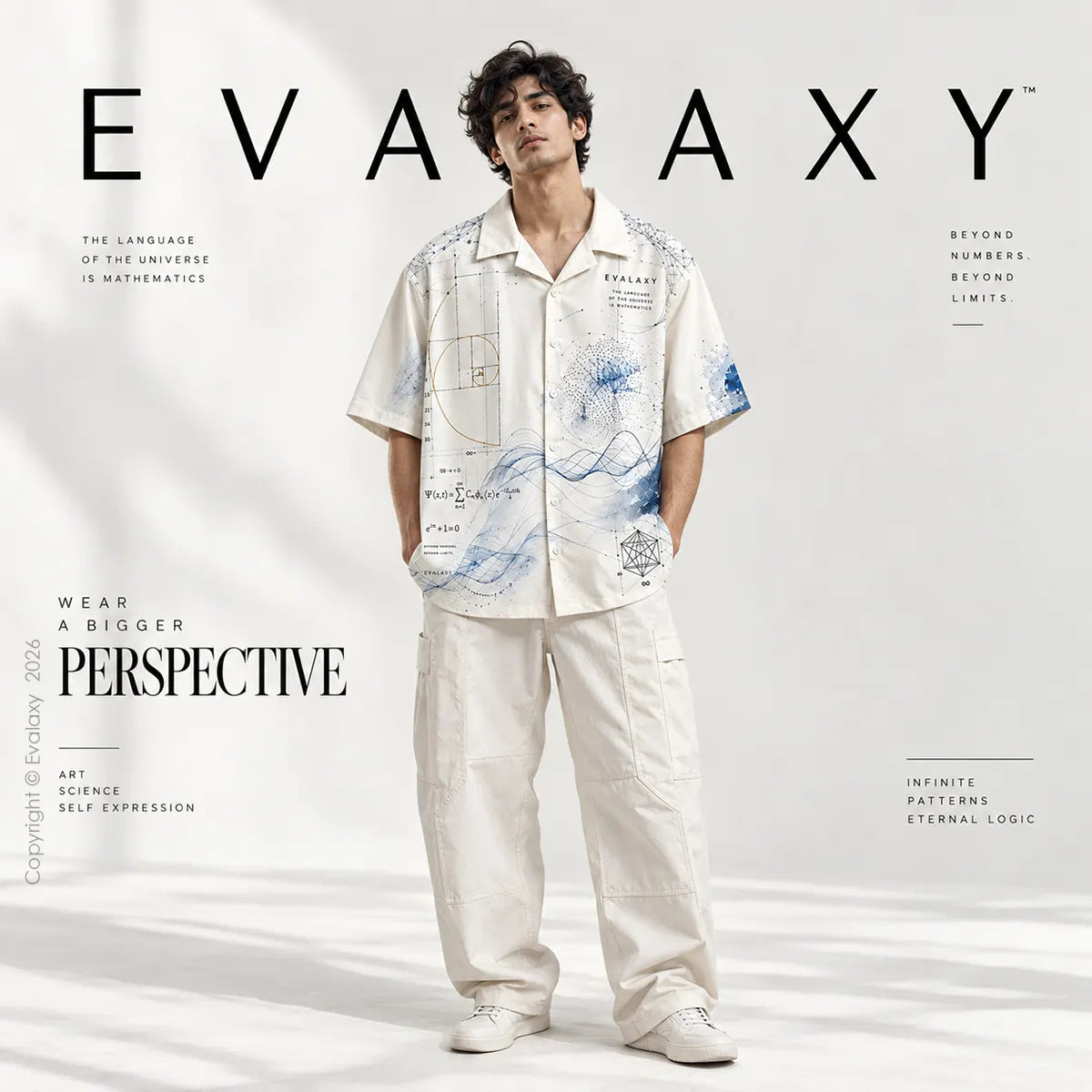 Quantum Galaxy Oversized Shirt for Men & Women