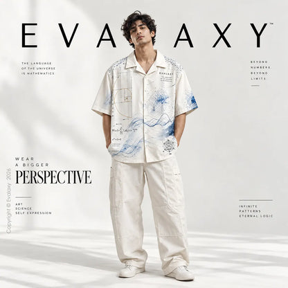 Quantum Galaxy Oversized Shirt for Men & Women