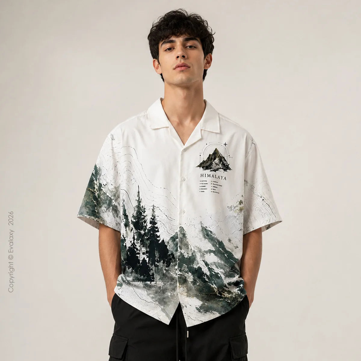 Himalayan Expedition Oversized Shirt For Men & Women