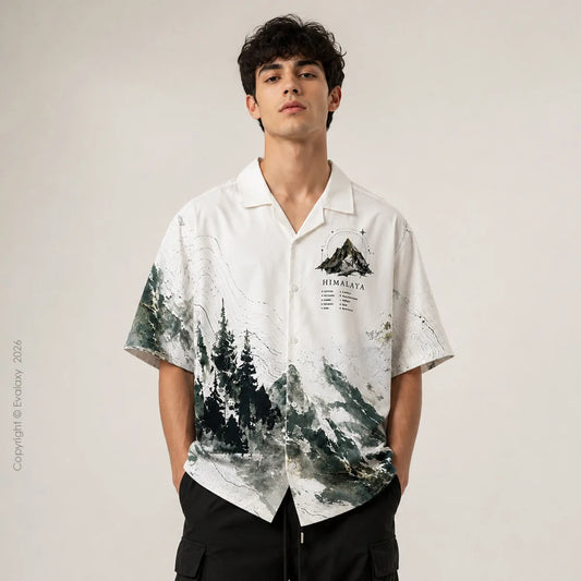 Himalayan Expedition Oversized Shirt For Men & Women