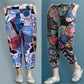 Vintage Abstract Circle & Adventure Rain Pajama Capri Combo Pack For Womens & Girls(Pack Of 2 Pcs)