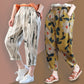 Vintage Off-White Brush Paint & Yellow Floral Pajama Capri Combo Pack For Womens & Girls(Pack Of 2 Pcs)