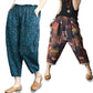 Vintage SkyBlue Cherry & Abstract Blocks Pajama Capri Combo Pack For Womens & Girls(Pack Of 2 Pcs)