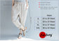 Vintage Off White Lines Pajama Capri / Trouser For Womens & Girls