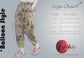 Vintage Yellow Floral & Map Pajama Capri Combo Pack For Womens & Girls(Pack Of 2 Pcs)