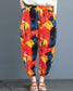 Vintage Abstract Baggy Style Capri Combo Pack For Womens & Girls (Pack of 3 pcs)