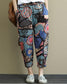 Vintage Abstract Circle & Adventure Rain Pajama Capri Combo Pack For Womens & Girls(Pack Of 2 Pcs)