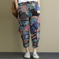 Vintage Abstract Circlel & Zibra Print Pajama Capri Combo Pack For Womens & Girls(Pack Of 2 Pcs)