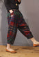 Vintage Green N Blue Checks Pajama Capri For Womens & Girls