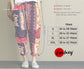 Vintage Traditional Thai Art Prints Pajama Capri For Womens & Girls