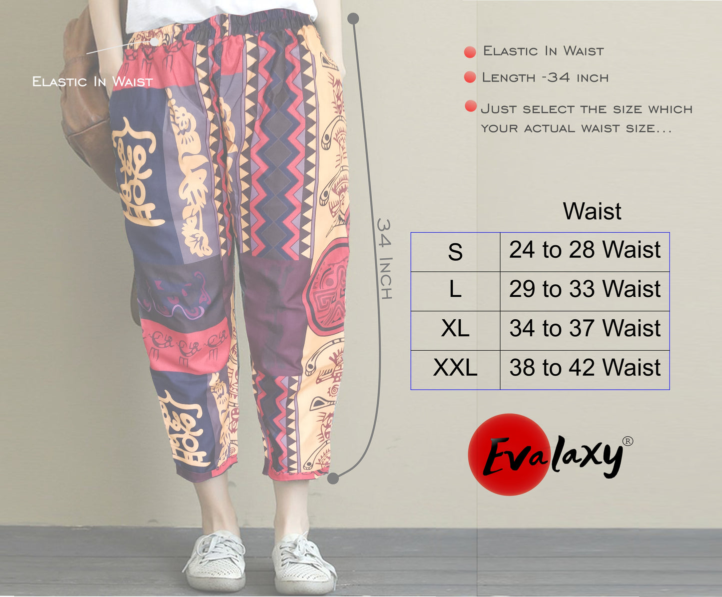Vintage Printed Capri Combo Pack For Womens & Girls (Pack of 3 pcs)
