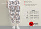 Vintage SkyBlue Cherry & Chocklet Floral Pajama Capri Combo Pack For Womens & Girls(Pack Of 2 Pcs)
