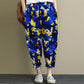 Vintage Blue Army & Geometric Map Pajama Capri Combo Pack For Womens & Girls(Pack Of 2 Pcs)