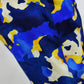 Vintage Yellow Floral & Blue Army Pajama Capri Combo Pack For Womens & Girls(Pack Of 2 Pcs)