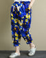 Vintage Blue Army & Geometric Map Pajama Capri Combo Pack For Womens & Girls(Pack Of 2 Pcs)