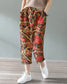 Vintage Printed Capri Combo Pack For Womens & Girls (Pack of 3 pcs)