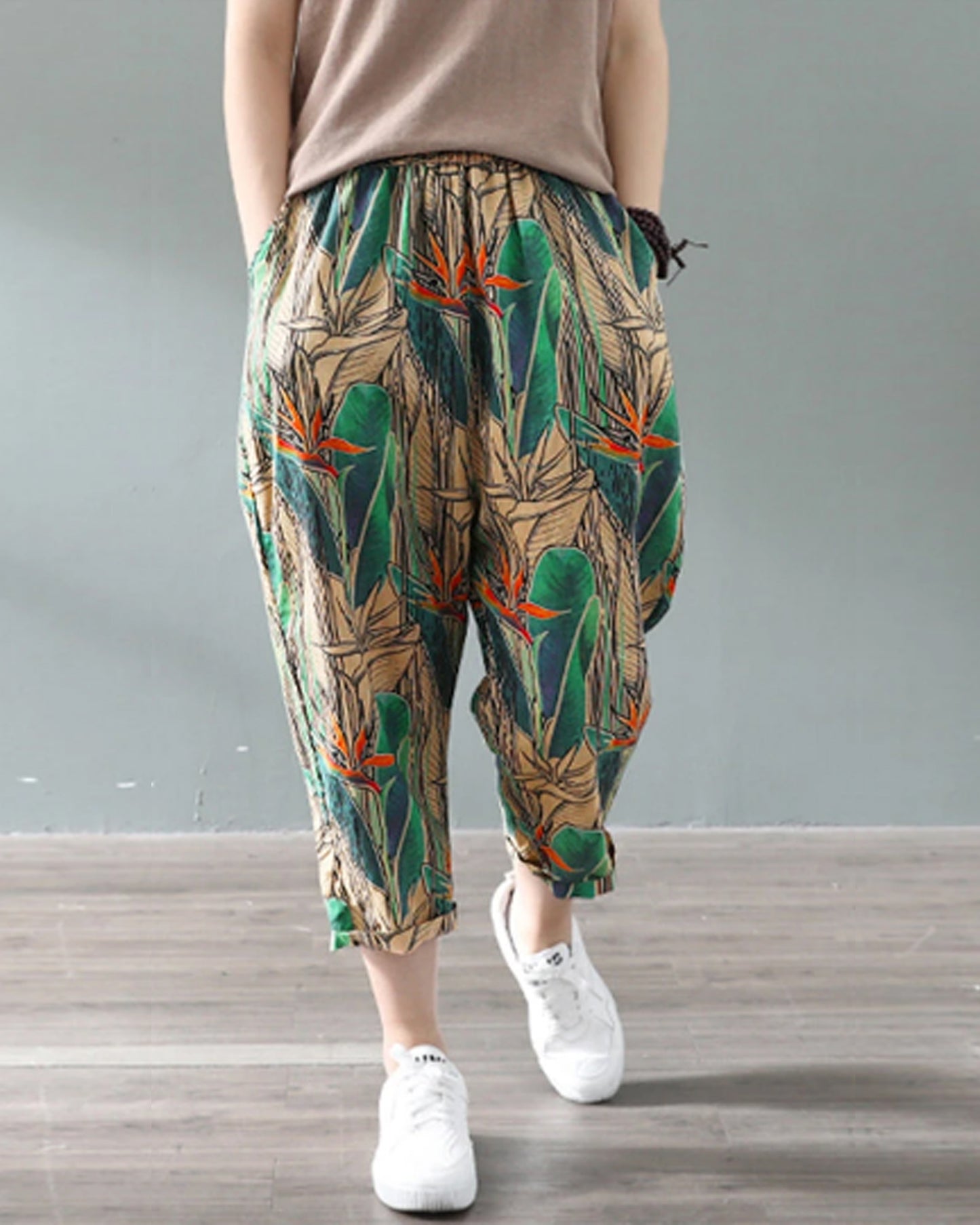 Vintage Printed Capri Combo Pack For Womens & Girls (Pack of 3 pcs)