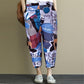 Vintage Abstract Circle & Adventure Rain Pajama Capri Combo Pack For Womens & Girls(Pack Of 2 Pcs)