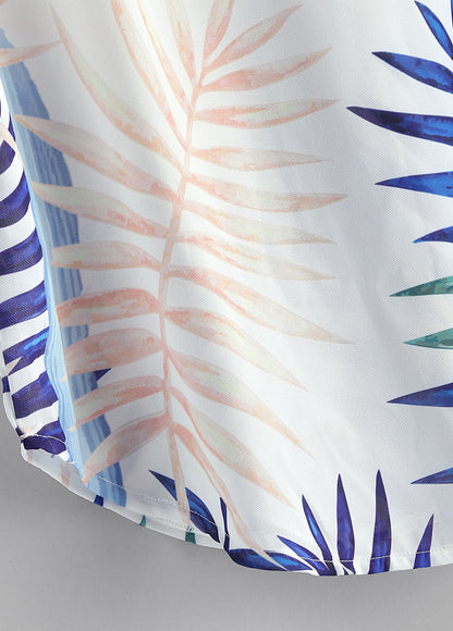 Stylish Abstract Faces & Palm Leaf Tops Combo For Women & Girls(Pack Of 2 Pcs)