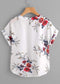Stylish White Floral,Turquoise Floral & Abstract Blue Yellow Pink Tops Combo For Women & Girls (Pack of 3)
