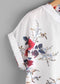 Stylish White Floral,Turquoise Floral & Abstract Blue Yellow Pink Tops Combo For Women & Girls (Pack of 3)