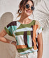 Stylish Abstract Paint Design Tops For Women & Girls