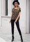 Stylish Abstract Camo & Leopard Tops Combo For Women & Girls(Pack Of 2 Pcs)