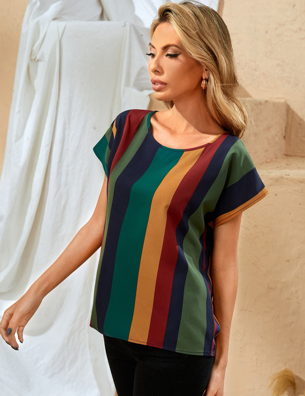 Stylish Colorful Beam & Random Hearts Tops Combo For Women & Girls(Pack Of 2 Pcs)