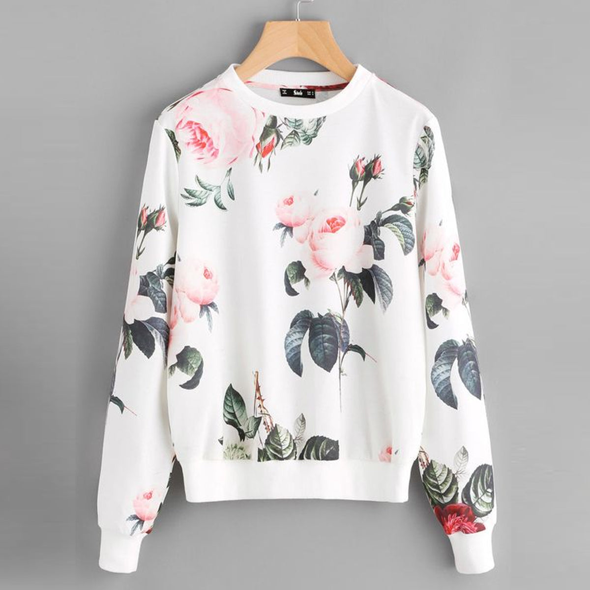 Stylish Floral Full Sleeves T-Shirt