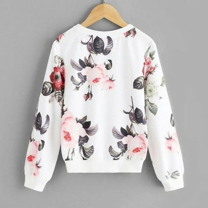 Stylish Floral Full Sleeves T-Shirt