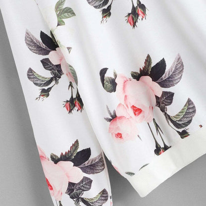 Stylish Floral Full Sleeves T-Shirt