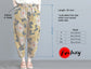 Vintage Yellow Floral & Yellow Boxes Pajama Capri Combo Pack For Womens & Girls(Pack Of 2 Pcs)
